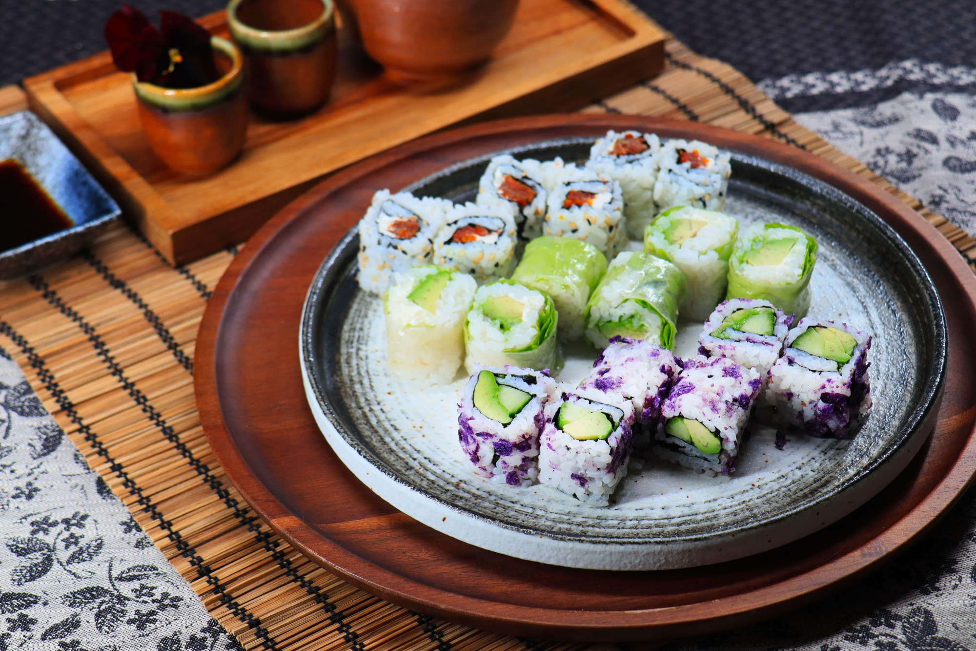 Sélection veggie colorée